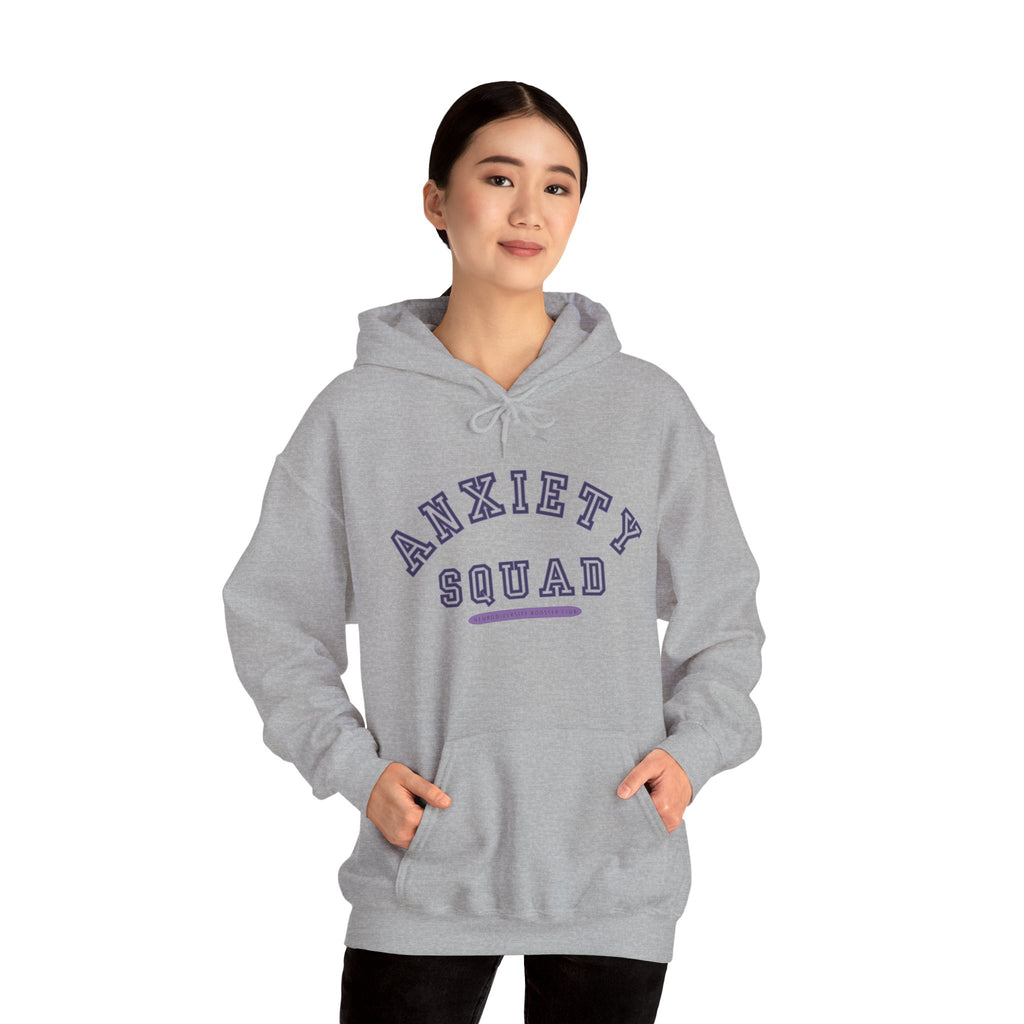 ANXIETY SQUAD Hoodie (Purple Accent) — Embrace Neurodiversity Collection