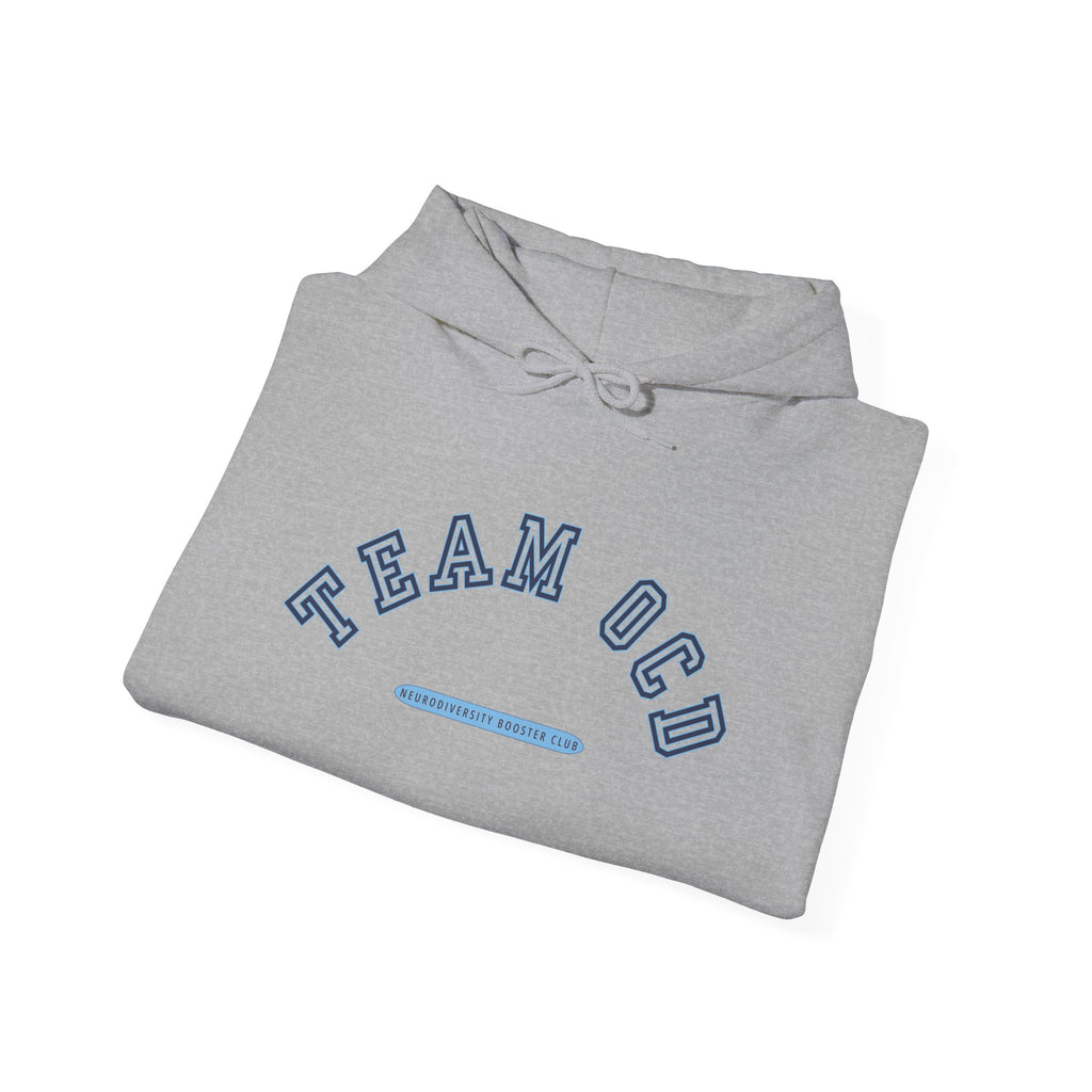 TEAM OCD Hoodie (Blue Accent) — Embrace Neurodiversity Collection