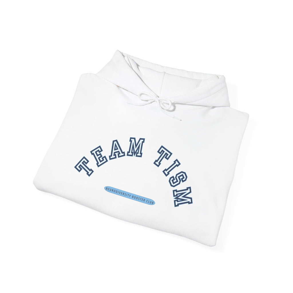 TEAM TISM Hoodie (Blue Accent) — Embrace Neurodiversity Collection
