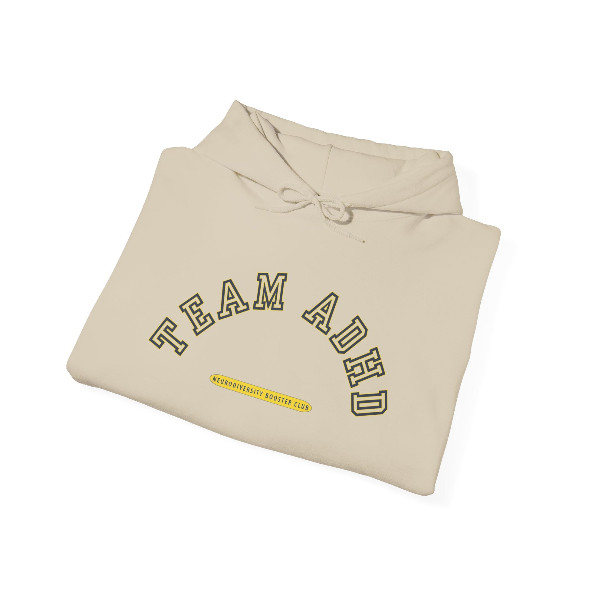 TEAM ADHD Hoodie (Yellow Accent) — Embrace Neurodiversity Collection