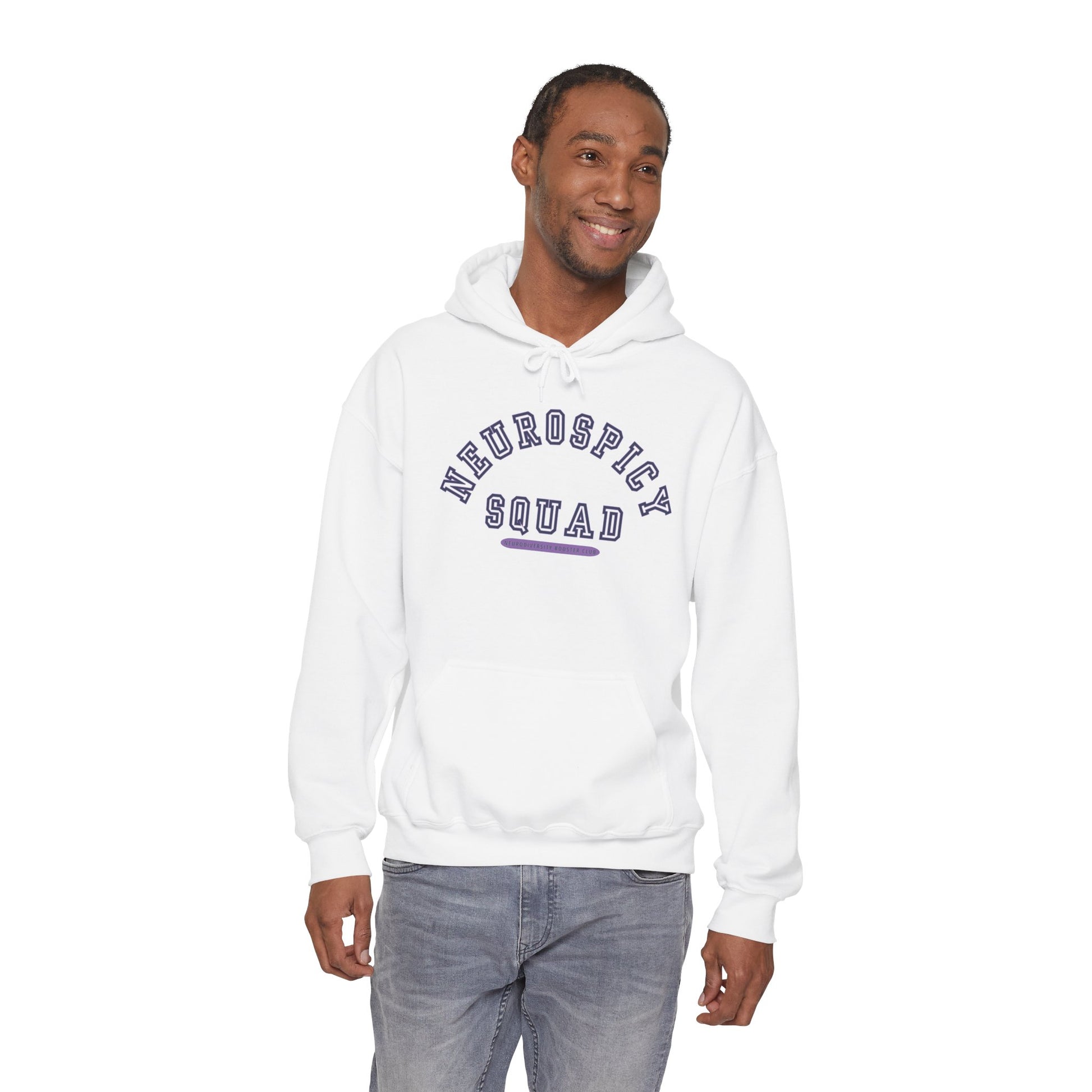 NEUROSPICY SQUAD Hoodie (Purple Accent) — Embrace Neurodiversity Collection