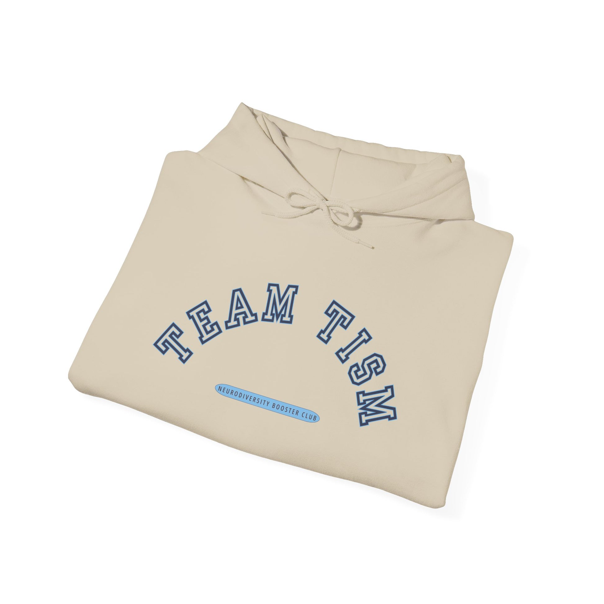 TEAM TISM Hoodie (Blue Accent) — Embrace Neurodiversity Collection