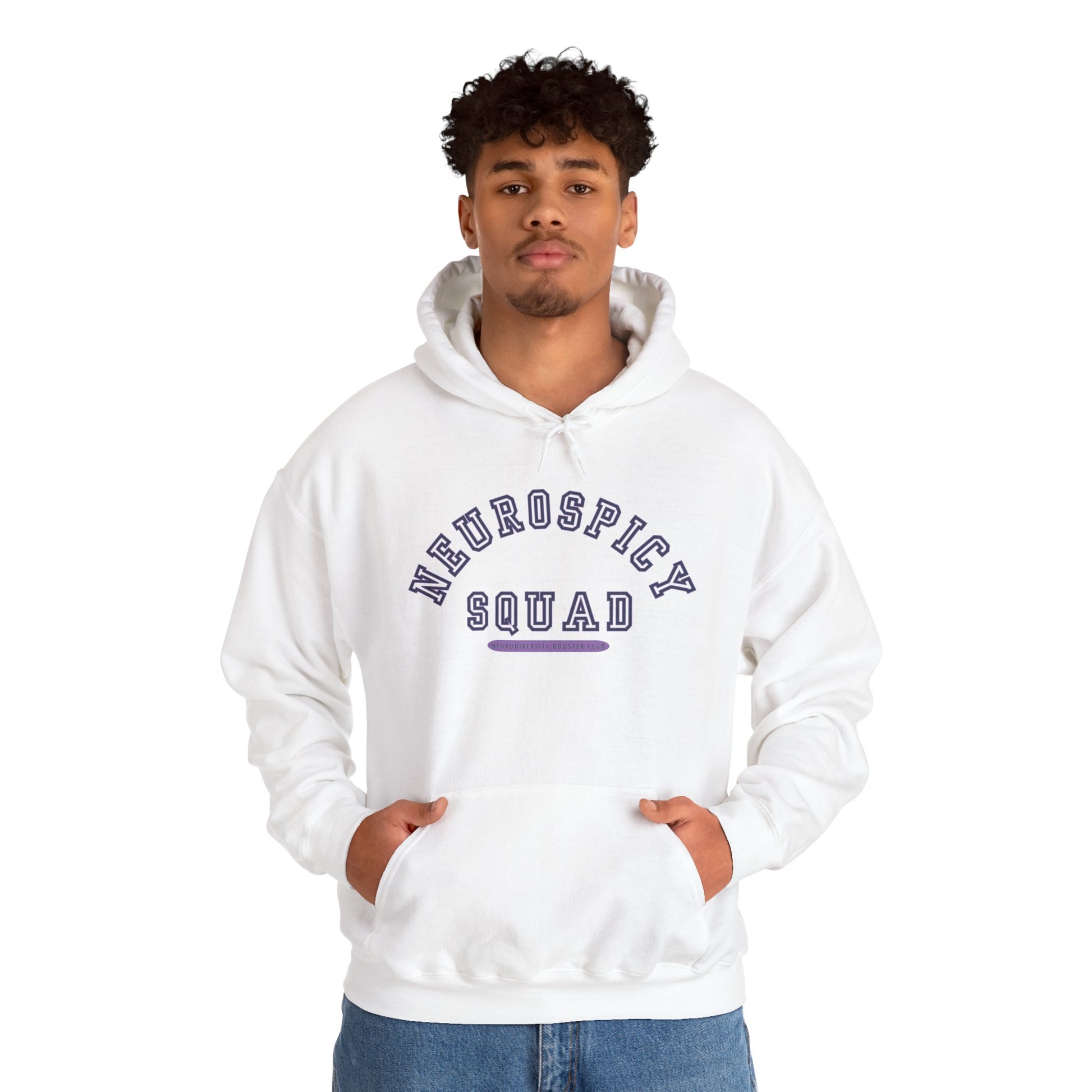 NEUROSPICY SQUAD Hoodie (Purple Accent) — Embrace Neurodiversity Collection