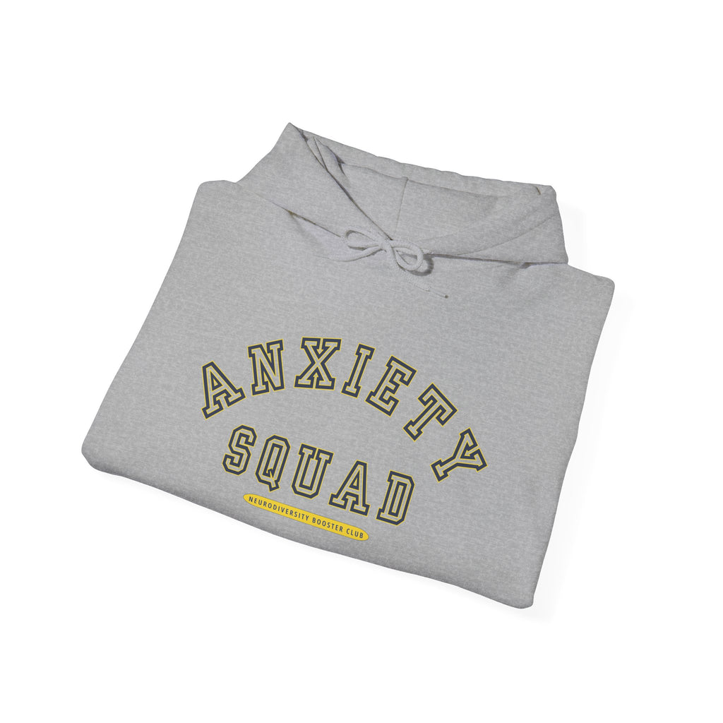 ANXIETY SQUAD Hoodie (Yellow Accent) — Embrace Neurodiversity Collection