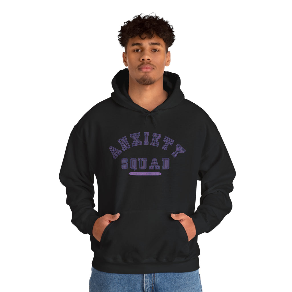 ANXIETY SQUAD Hoodie (Purple Accent) — Embrace Neurodiversity Collection