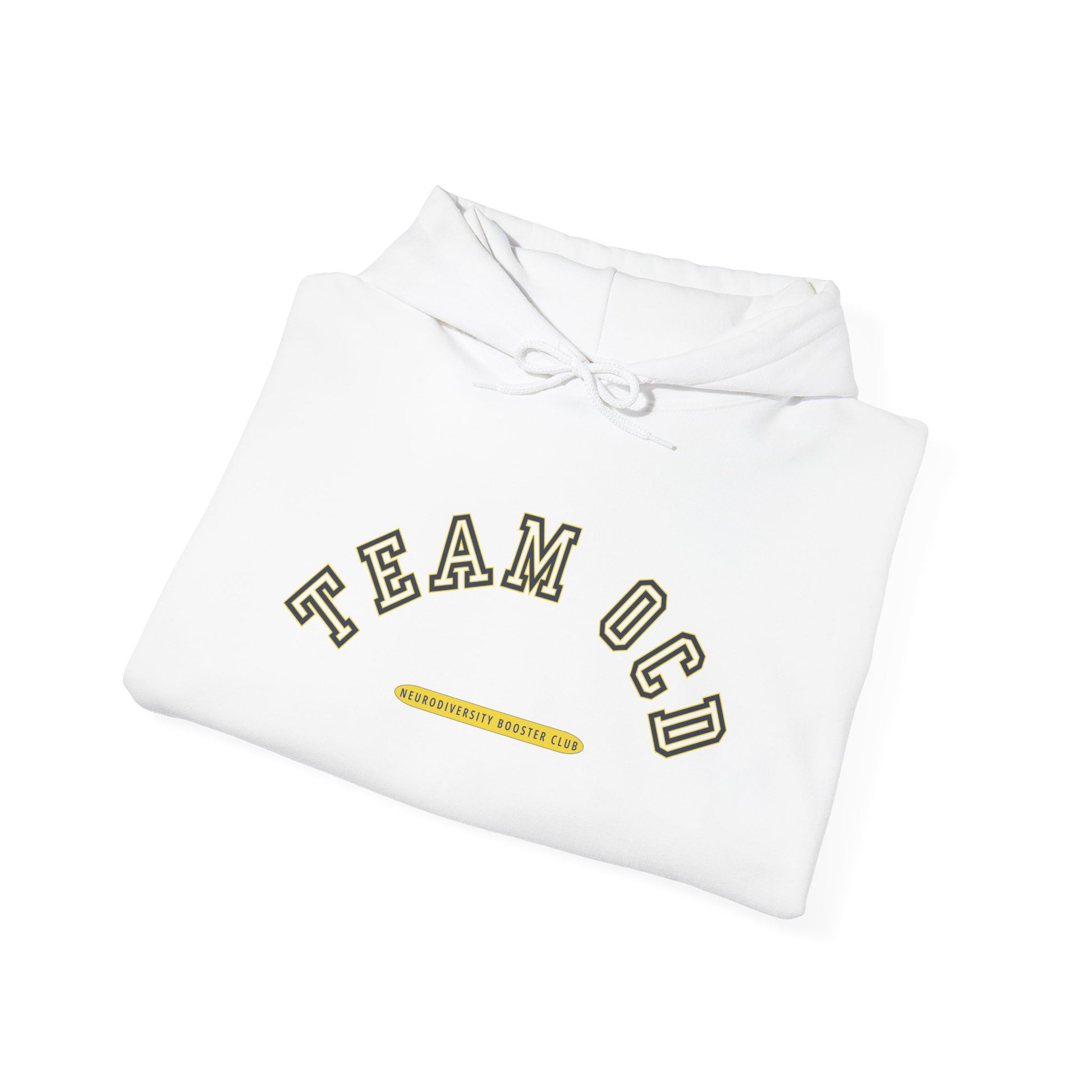 TEAM OCD Hoodie (Yellow Accent) — Embrace Neurodiversity Collection