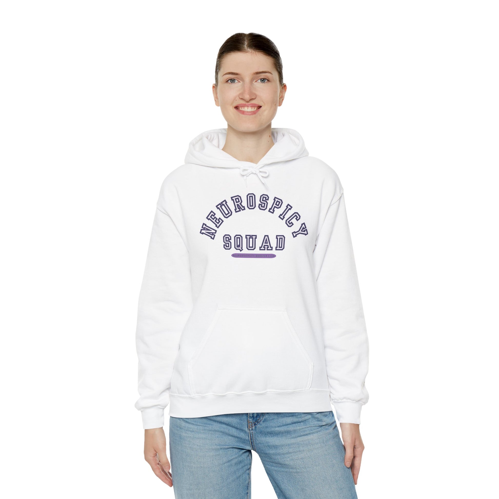 NEUROSPICY SQUAD Hoodie (Purple Accent) — Embrace Neurodiversity Collection