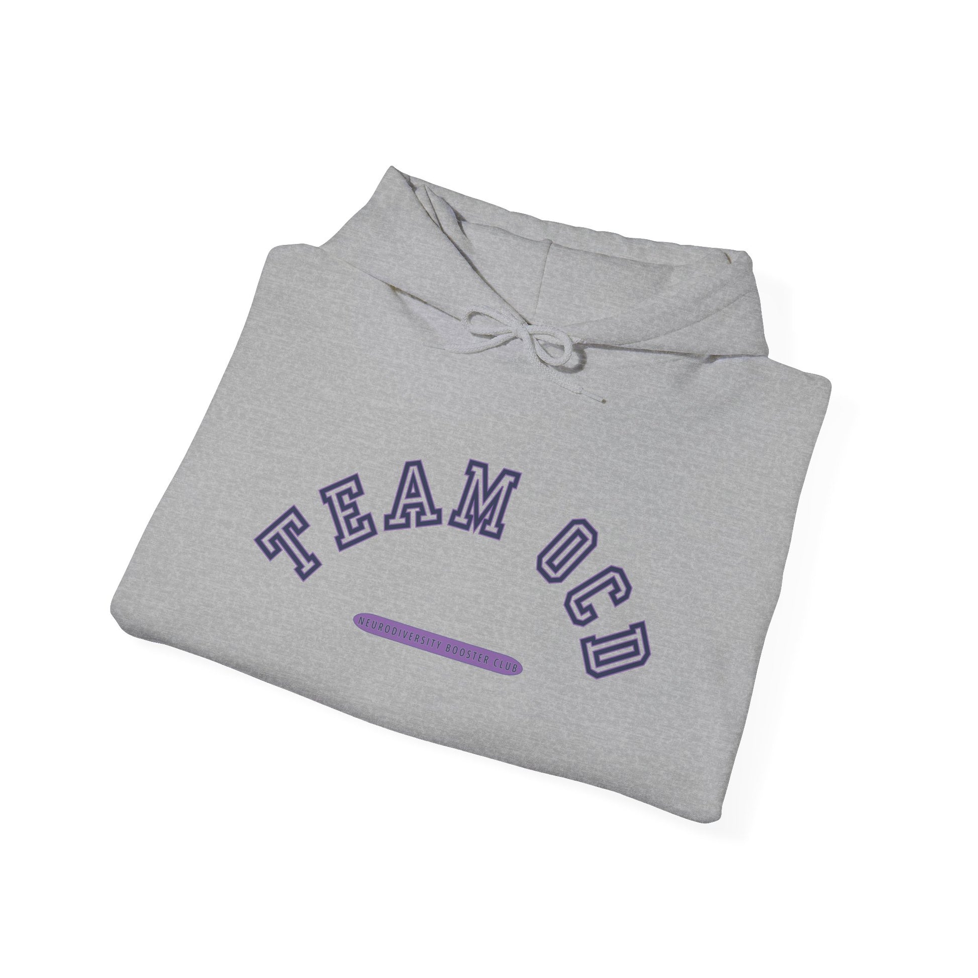 TEAM OCD Hoodie (Purple Accent) — Embrace Neurodiversity Collection