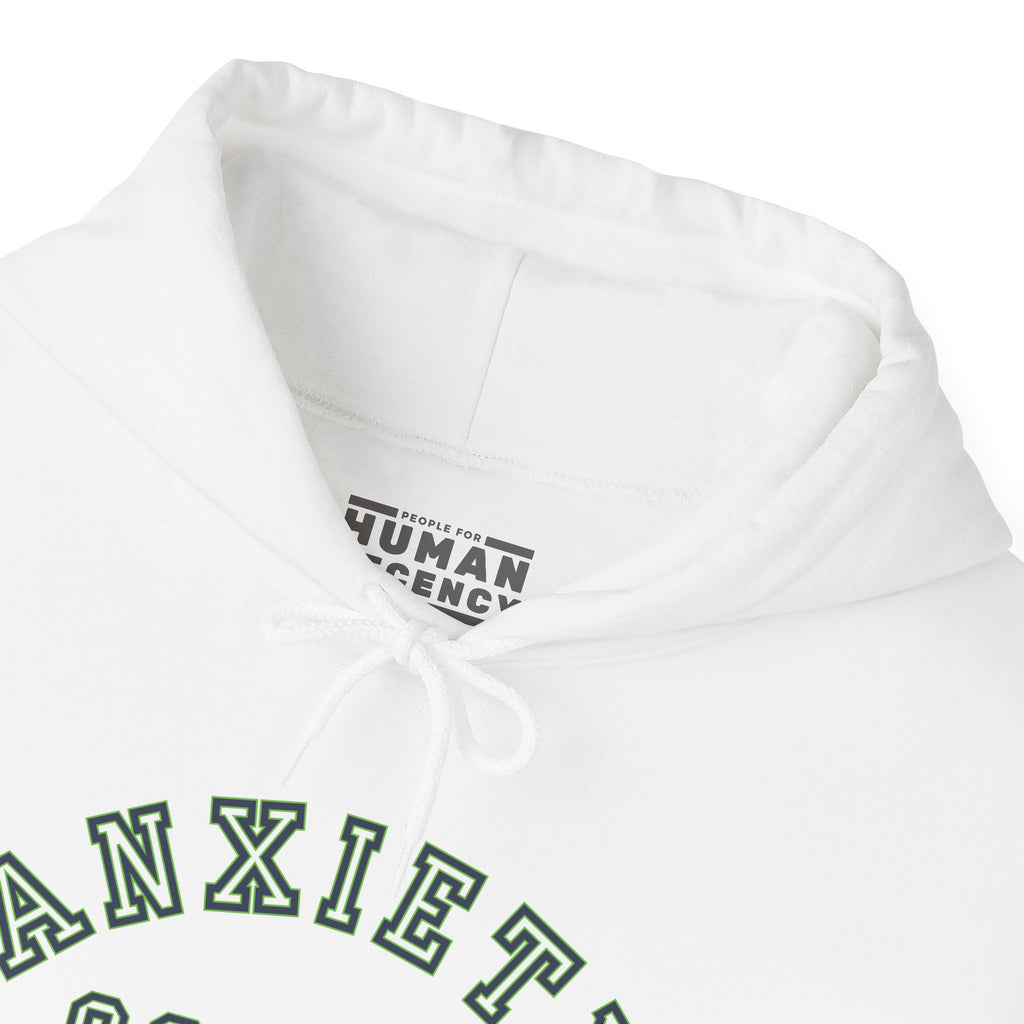 ANXIETY SQUAD Hoodie (Green Accent) — Embrace Neurodiversity Collection