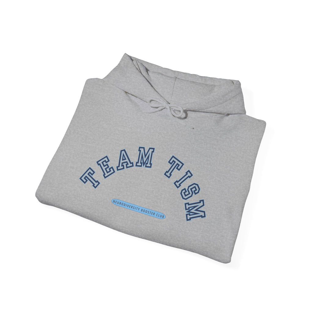 TEAM TISM Hoodie (Blue Accent) — Embrace Neurodiversity Collection