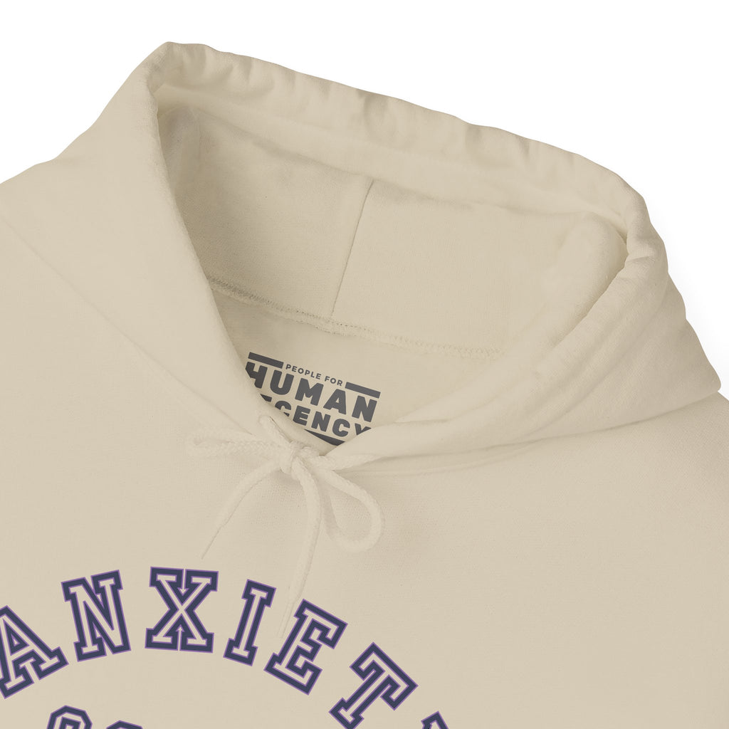 ANXIETY SQUAD Hoodie (Purple Accent) — Embrace Neurodiversity Collection