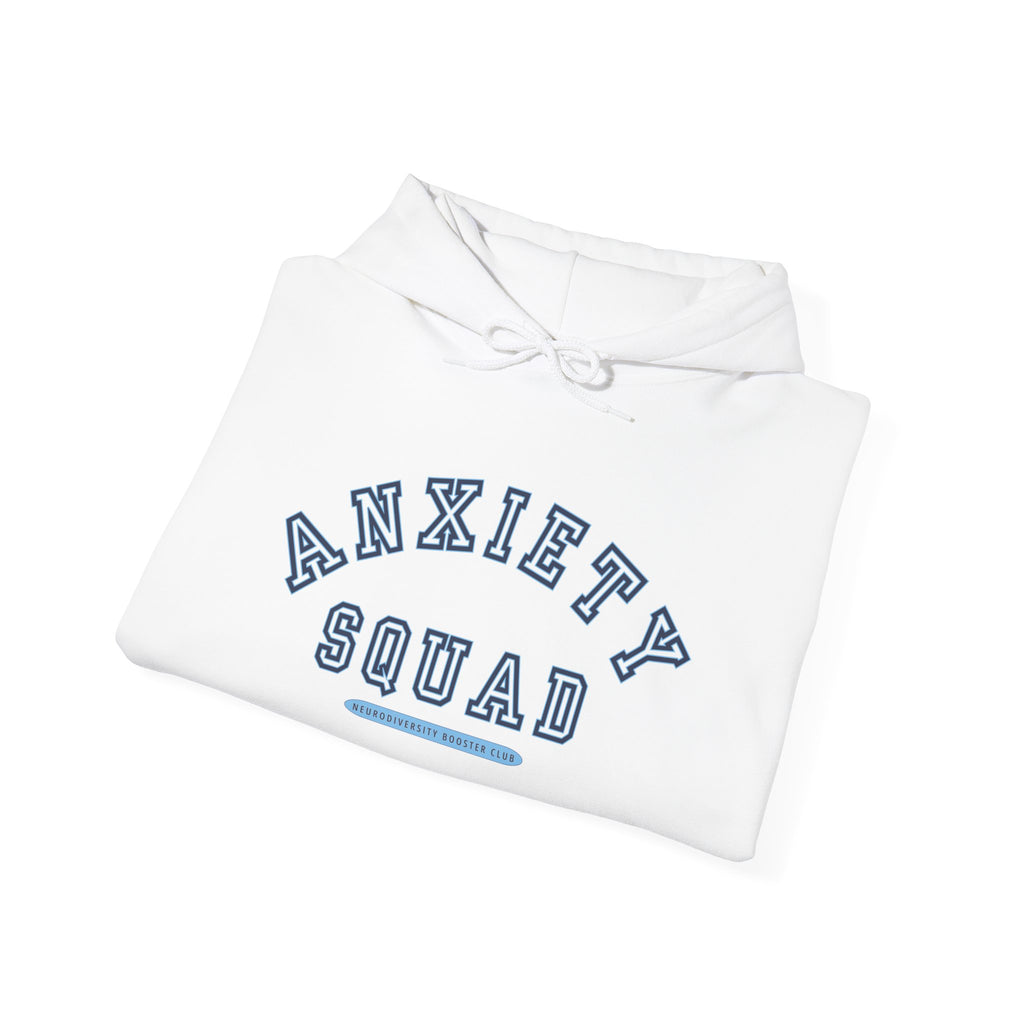 ANXIETY SQUAD Hoodie (Blue Accent) — Embrace Neurodiversity Collection