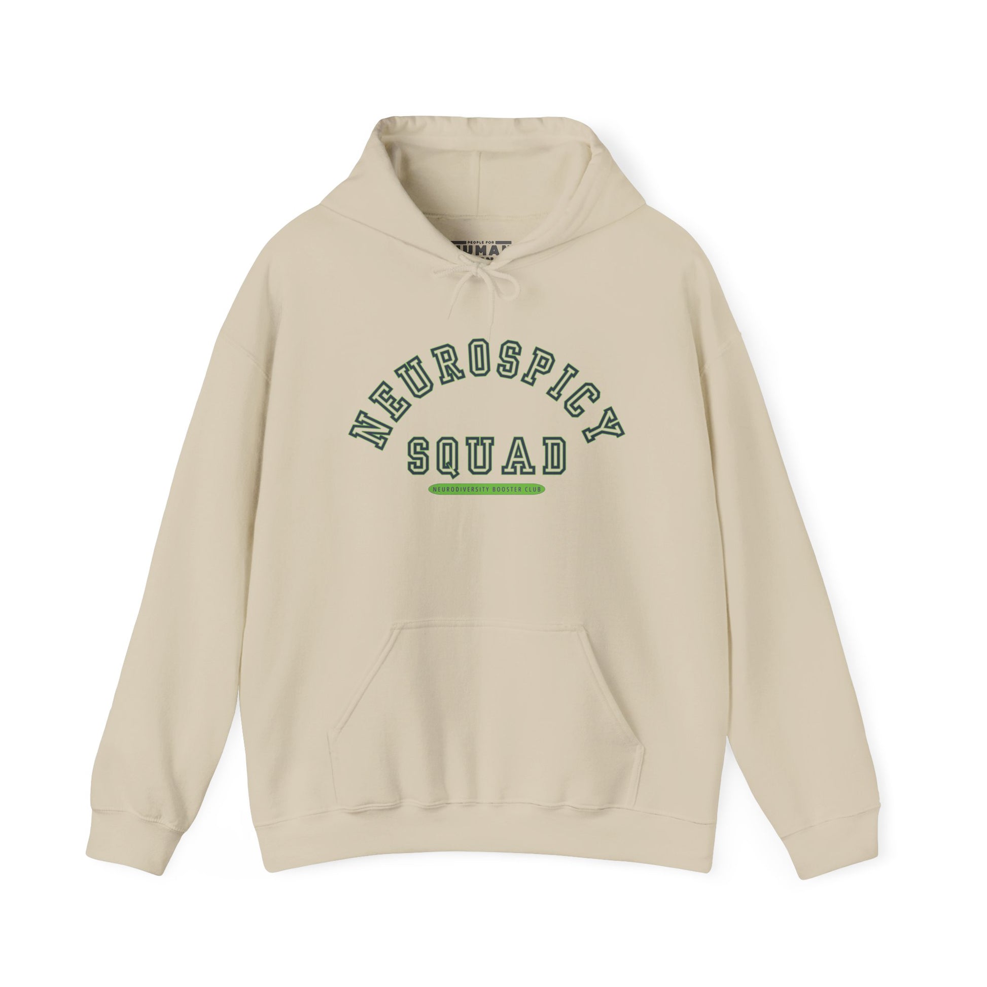 NEUROSPICY SQUAD Hoodie (Green Accent) — Embrace Neurodiversity Collection