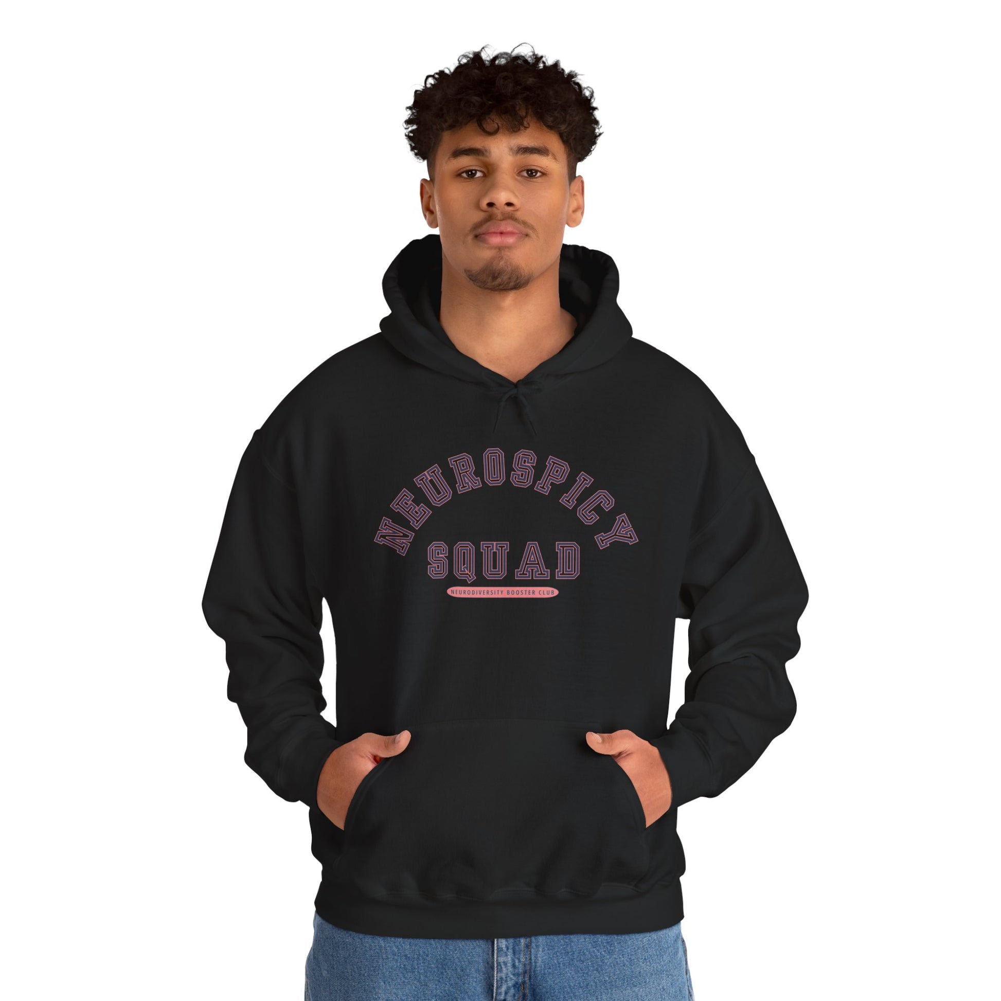 NEUROSPICY SQUAD Hoodie (Pink Accent) — Embrace Neurodiversity Collection