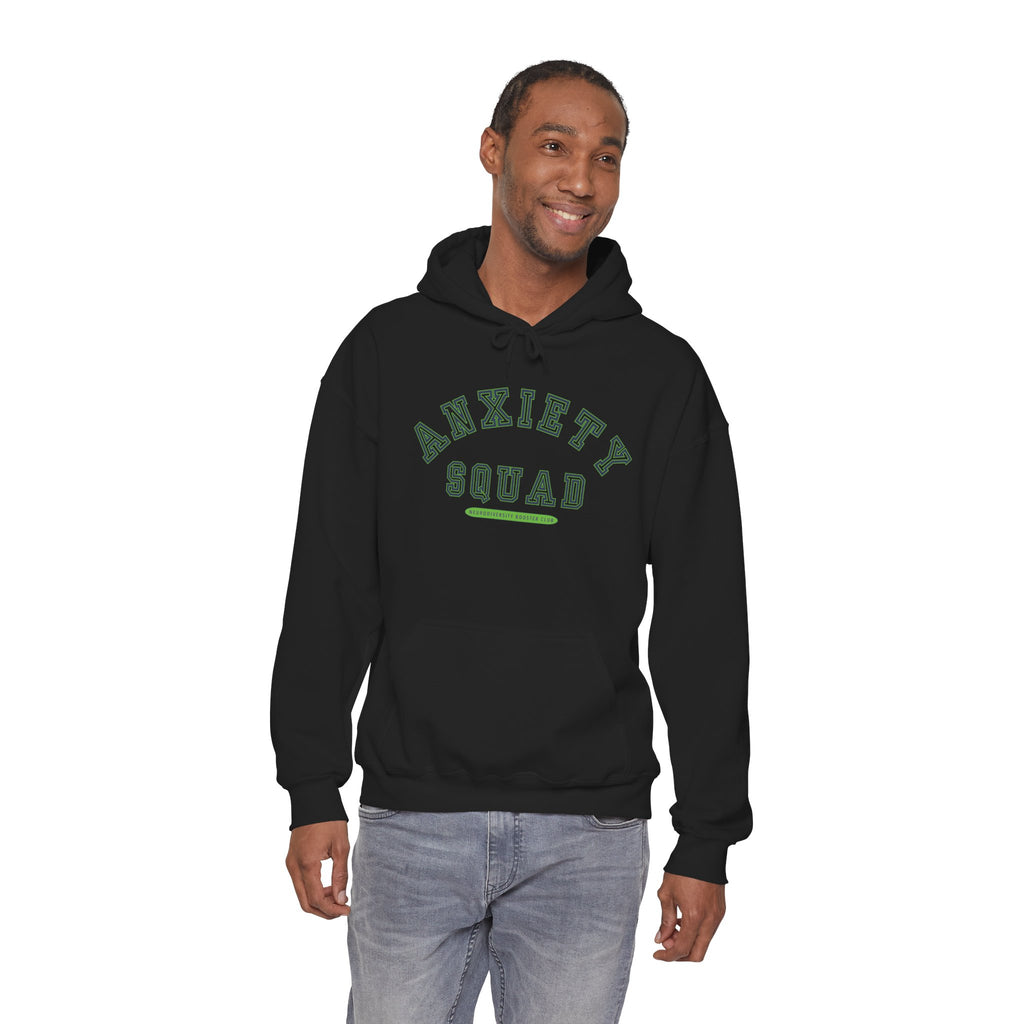 ANXIETY SQUAD Hoodie (Green Accent) — Embrace Neurodiversity Collection