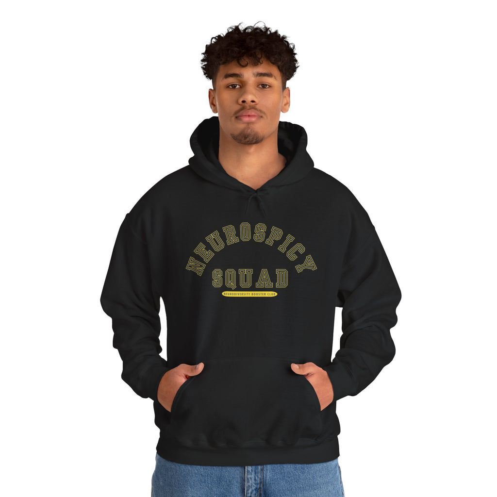 NEUROSPICY SQUAD Hoodie (Yellow Accent) — Embrace Neurodiversity Collection