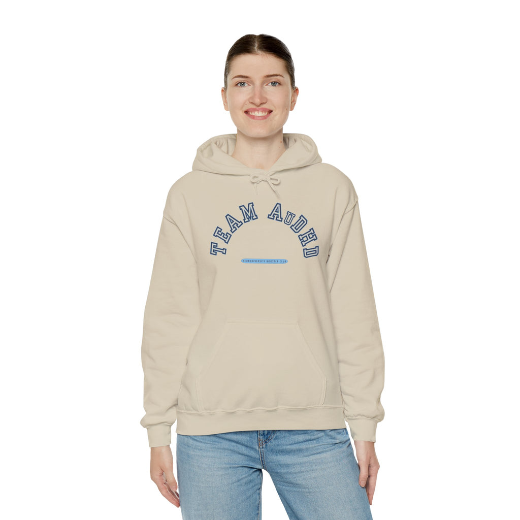 TEAM AuDHD Hoodie (Blue Accent) — Embrace Neurodiversity Collection