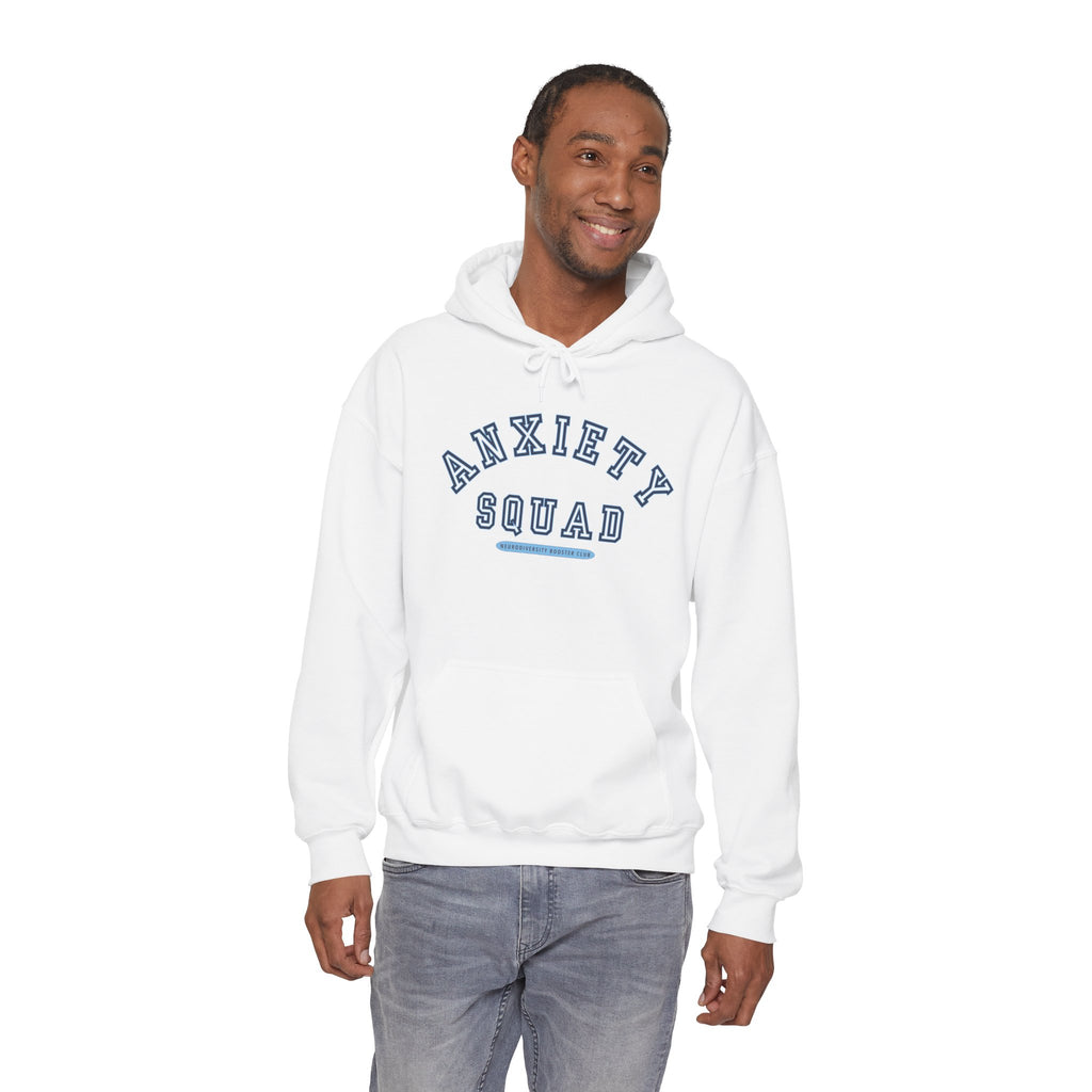 ANXIETY SQUAD Hoodie (Blue Accent) — Embrace Neurodiversity Collection