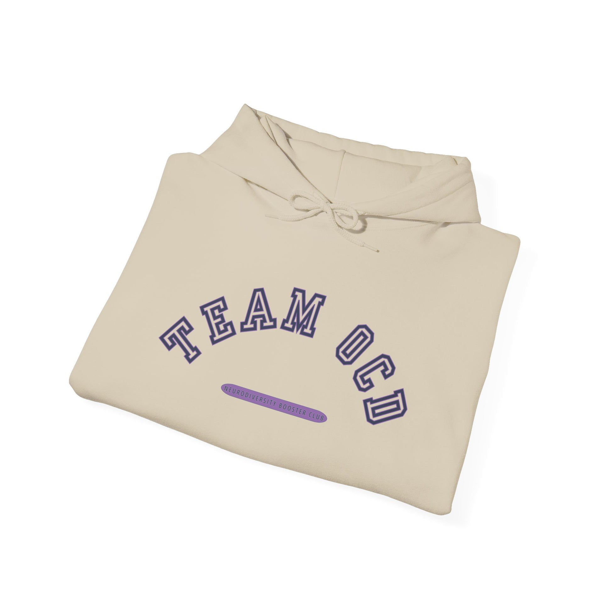 TEAM OCD Hoodie (Purple Accent) — Embrace Neurodiversity Collection