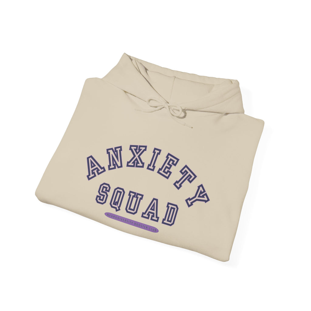 ANXIETY SQUAD Hoodie (Purple Accent) — Embrace Neurodiversity Collection