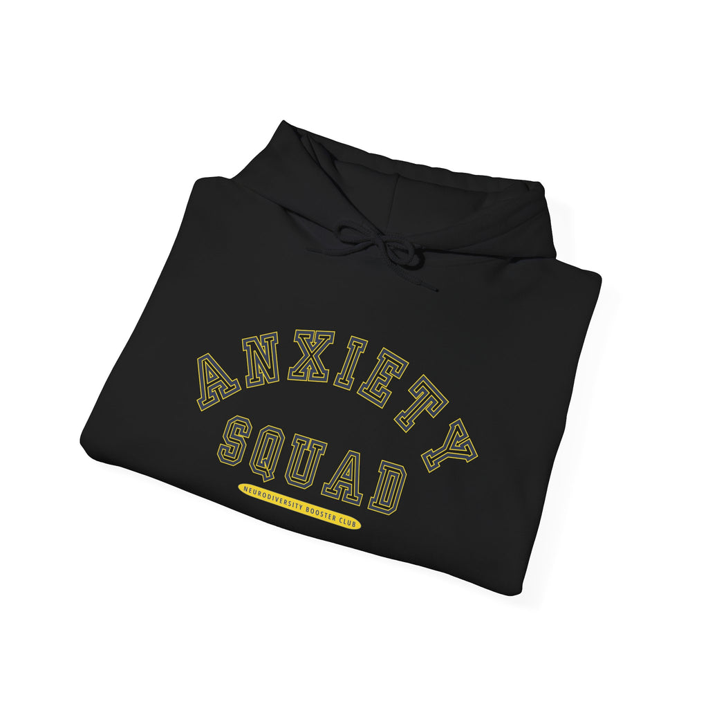 ANXIETY SQUAD Hoodie (Yellow Accent) — Embrace Neurodiversity Collection