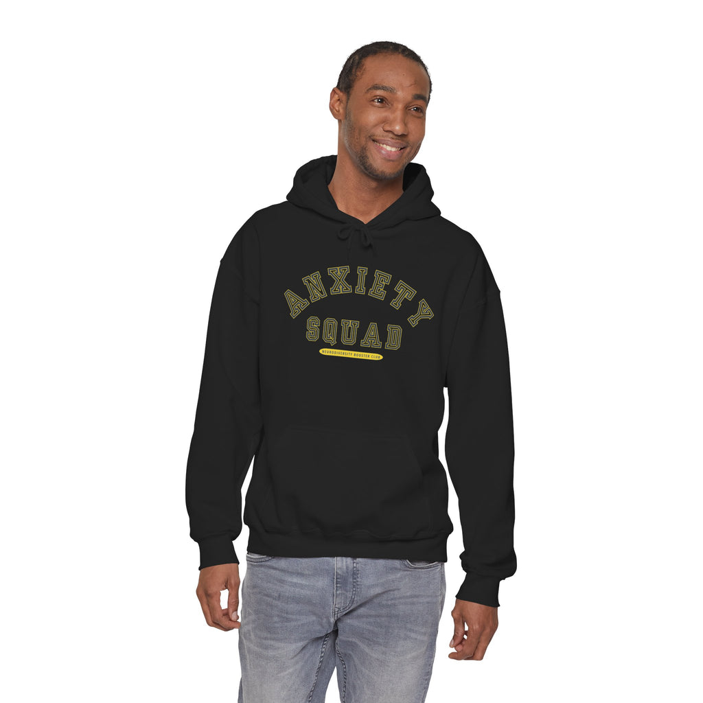 ANXIETY SQUAD Hoodie (Yellow Accent) — Embrace Neurodiversity Collection