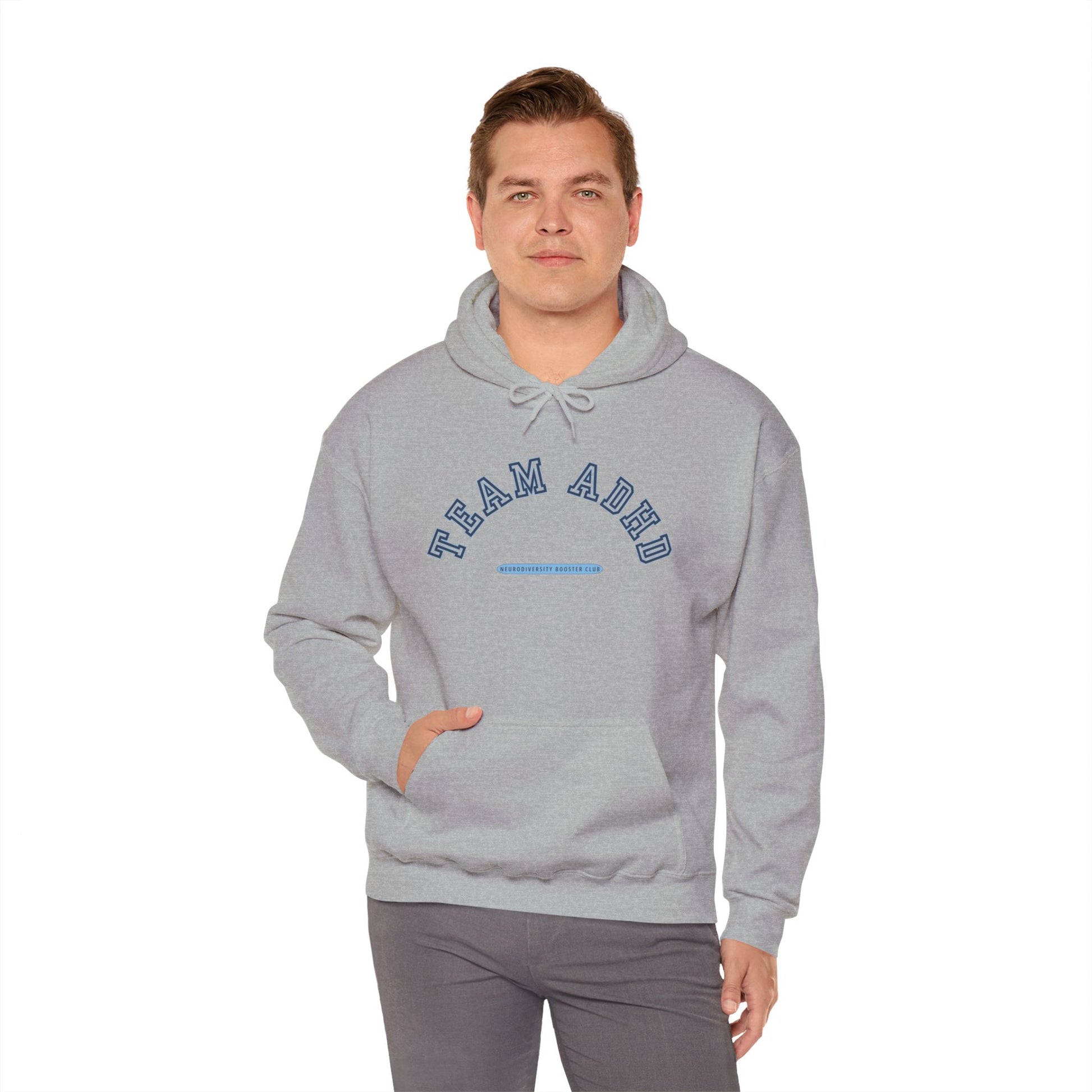 TEAM ADHD Hoodie (Blue Accent) — Embrace Neurodiversity Collection