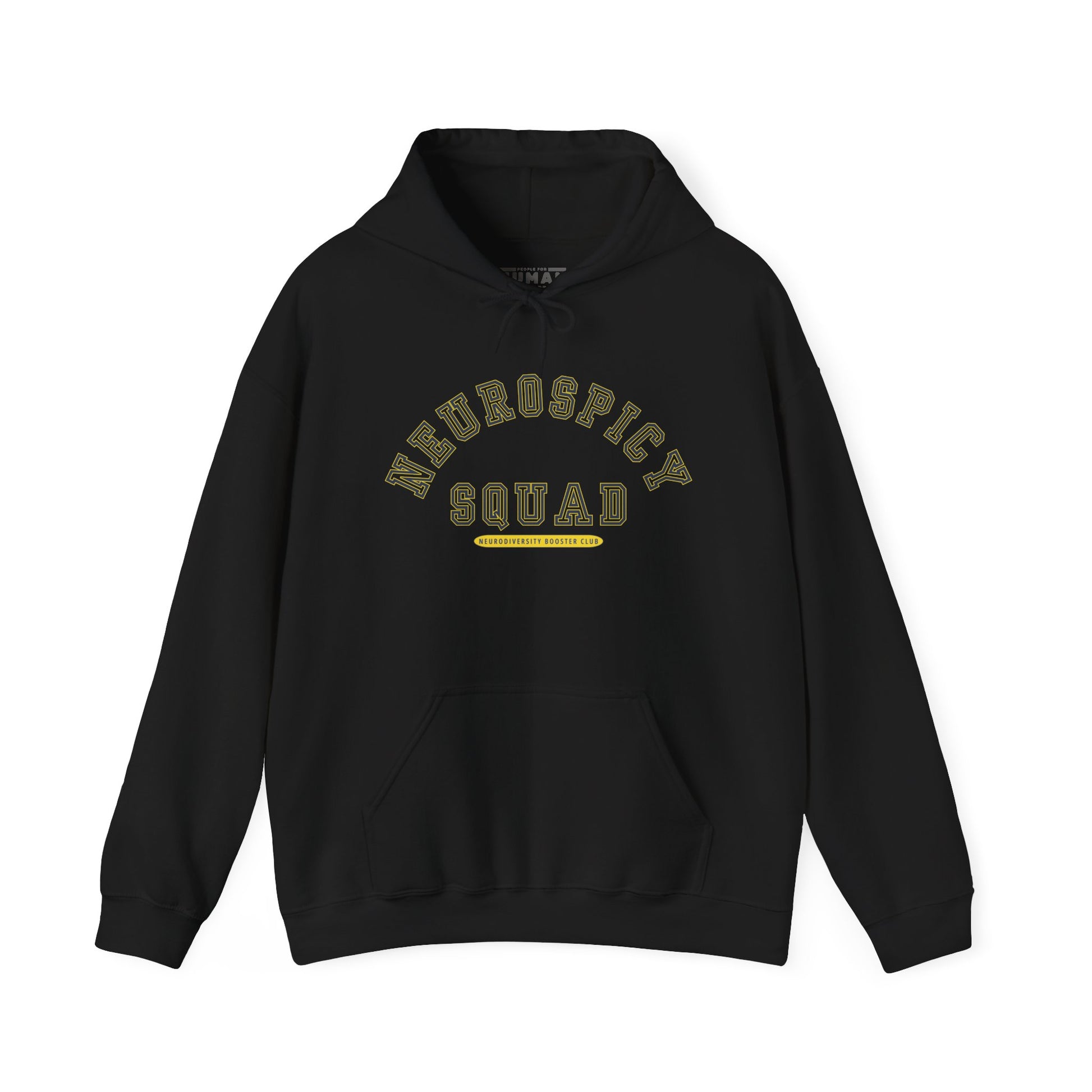 NEUROSPICY SQUAD Hoodie (Yellow Accent) — Embrace Neurodiversity Collection
