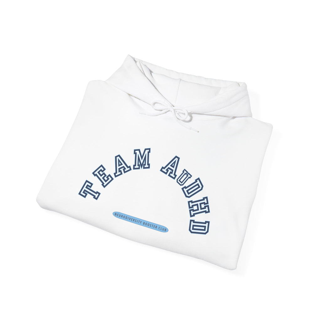 TEAM AuDHD Hoodie (Blue Accent) — Embrace Neurodiversity Collection