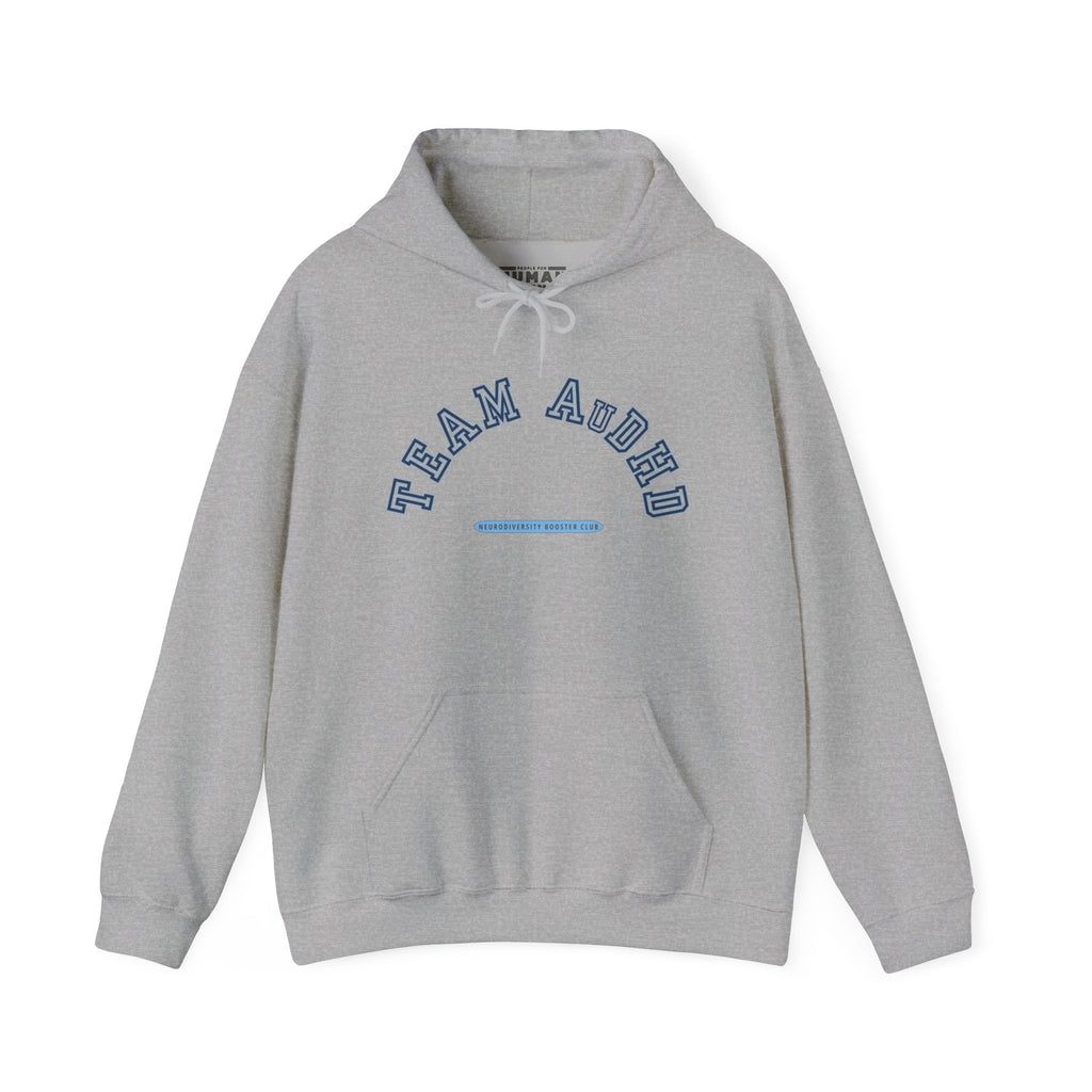 TEAM AuDHD Hoodie (Blue Accent) — Embrace Neurodiversity Collection