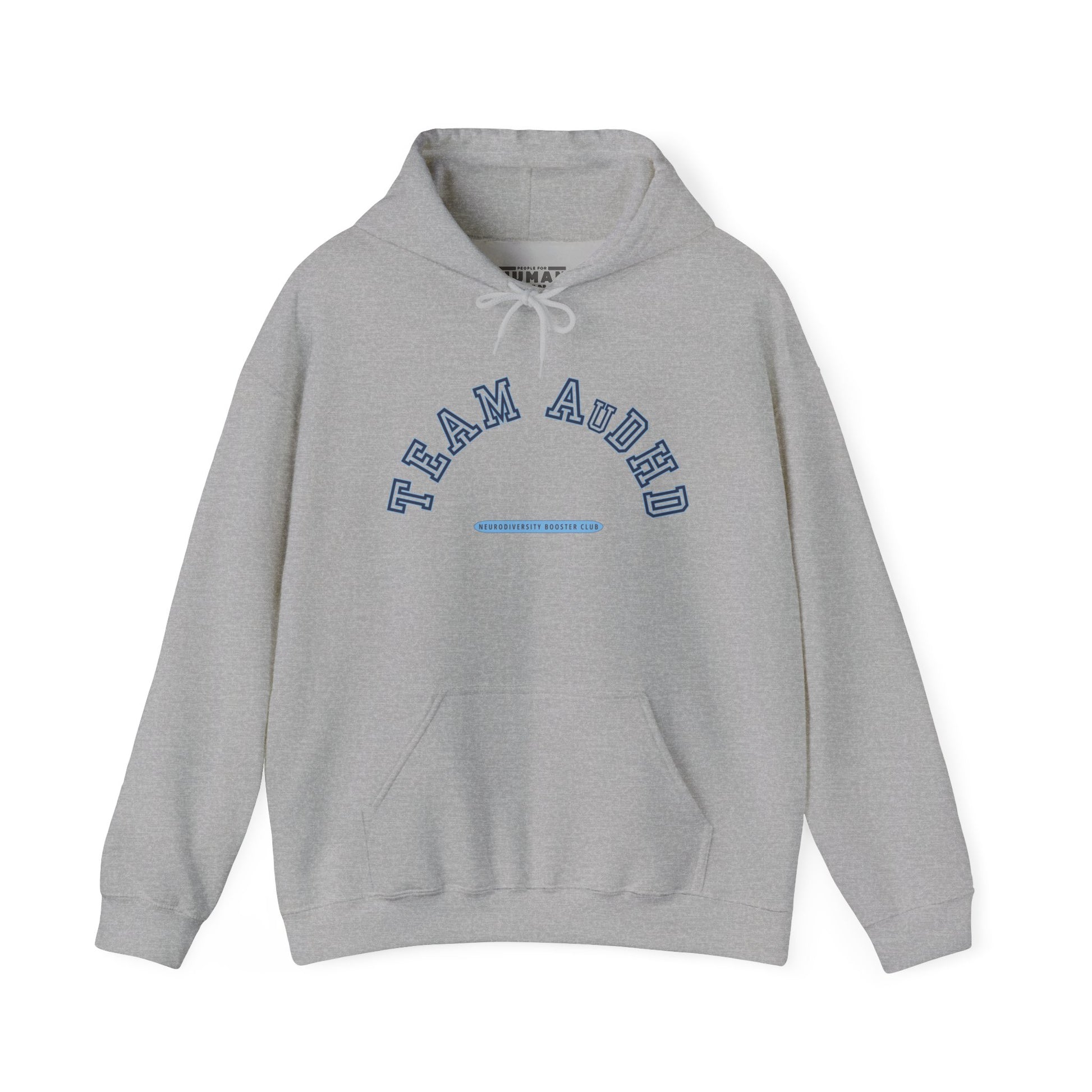 TEAM AuDHD Hoodie (Blue Accent) — Embrace Neurodiversity Collection