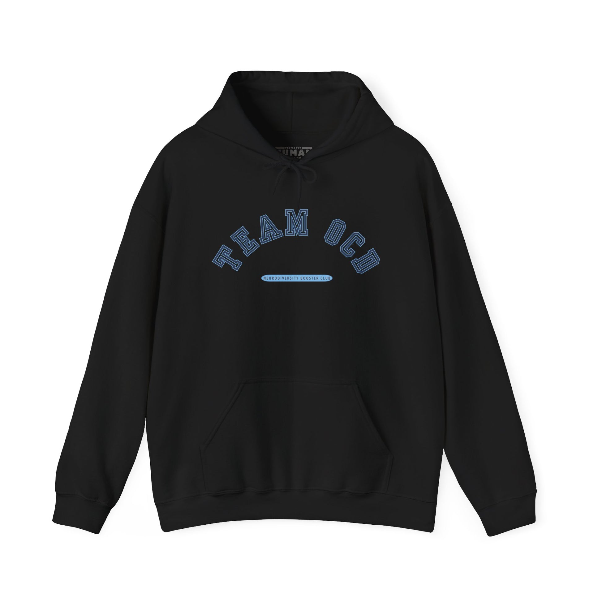 TEAM OCD Hoodie (Blue Accent) — Embrace Neurodiversity Collection