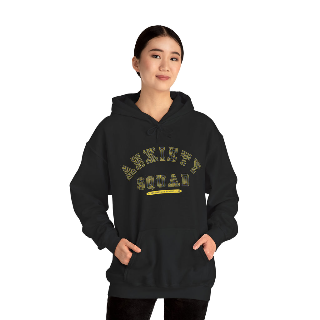 ANXIETY SQUAD Hoodie (Yellow Accent) — Embrace Neurodiversity Collection