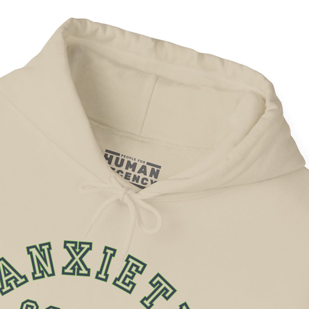 ANXIETY SQUAD Hoodie (Green Accent) — Embrace Neurodiversity Collection
