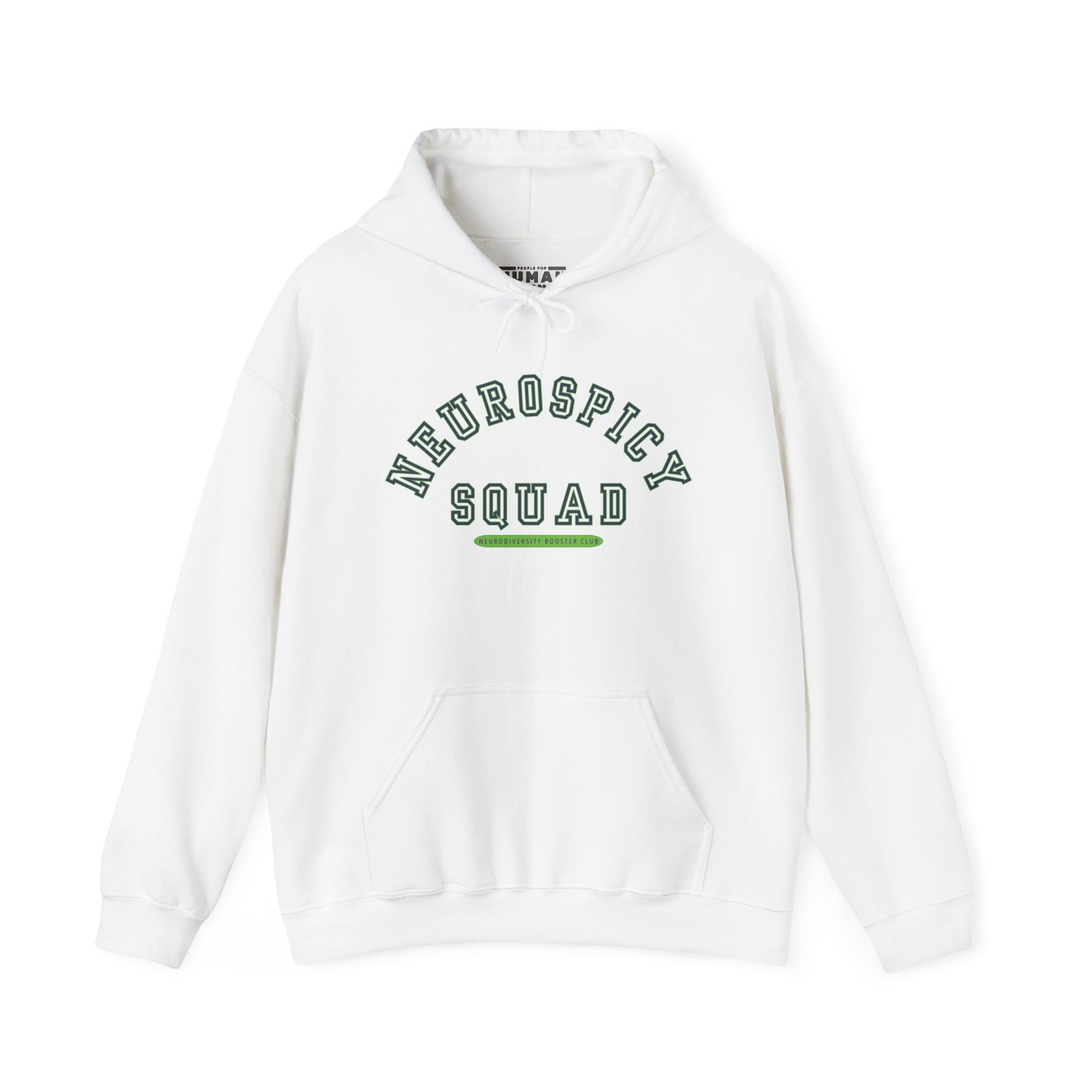 NEUROSPICY SQUAD Hoodie (Green Accent) — Embrace Neurodiversity Collection