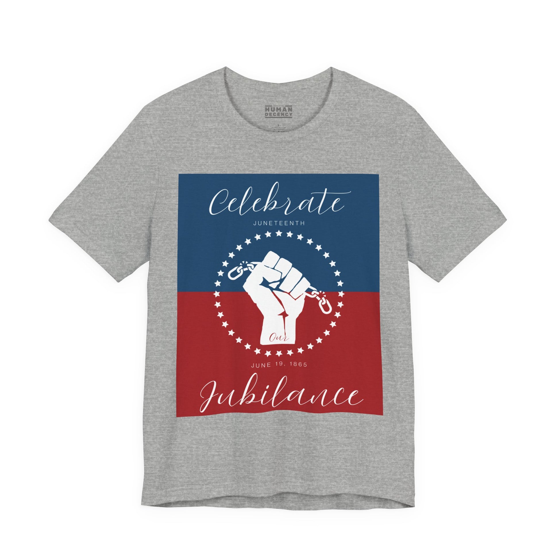 We Celebrate Our Jubilance Juneteenth Tee, Fourth of July Alternative Shirt, Independence Day Apparel for Black Solidarity, Black American Culture, Black Pride Unisex T-Shirt