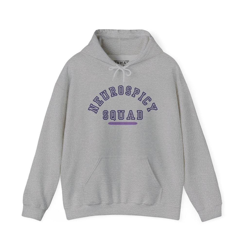 NEUROSPICY SQUAD Hoodie (Purple Accent) — Embrace Neurodiversity Collection