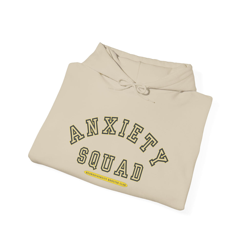 ANXIETY SQUAD Hoodie (Yellow Accent) — Embrace Neurodiversity Collection