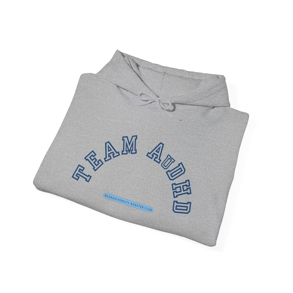 TEAM AuDHD Hoodie (Blue Accent) — Embrace Neurodiversity Collection