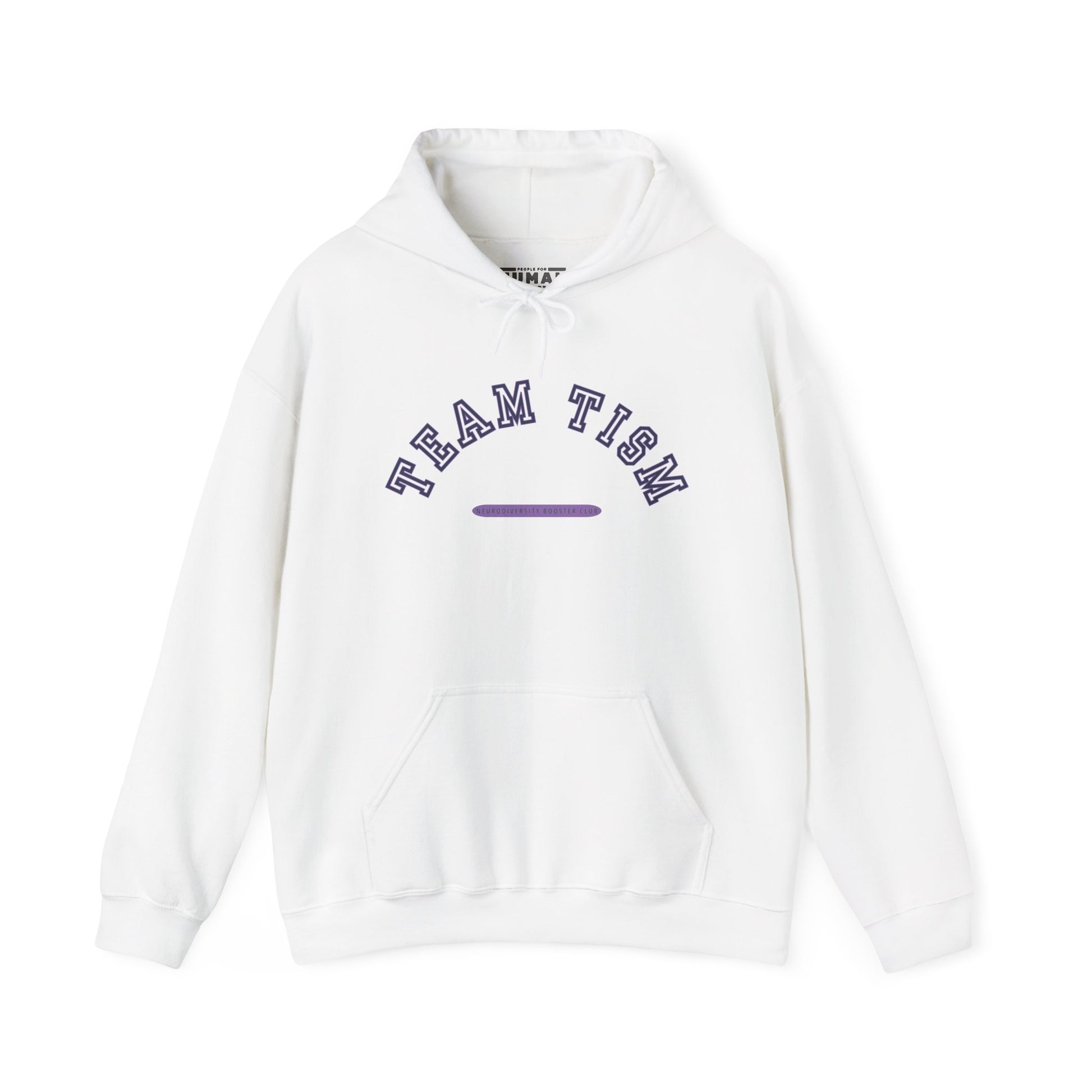 TEAM TISM Hoodie (Purple Accent) — Embrace Neurodiversity Collection