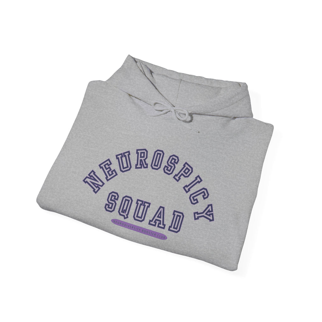 NEUROSPICY SQUAD Hoodie (Purple Accent) — Embrace Neurodiversity Collection