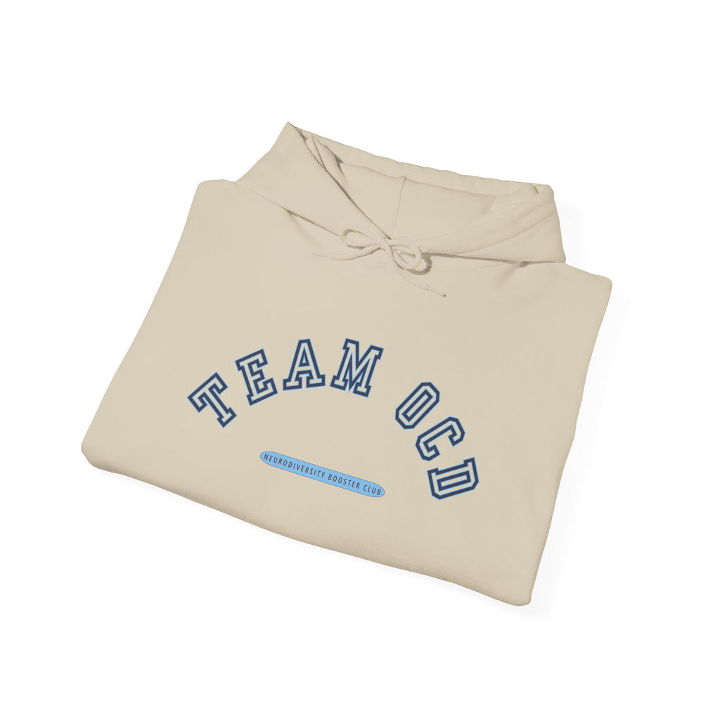 TEAM OCD Hoodie (Blue Accent) — Embrace Neurodiversity Collection