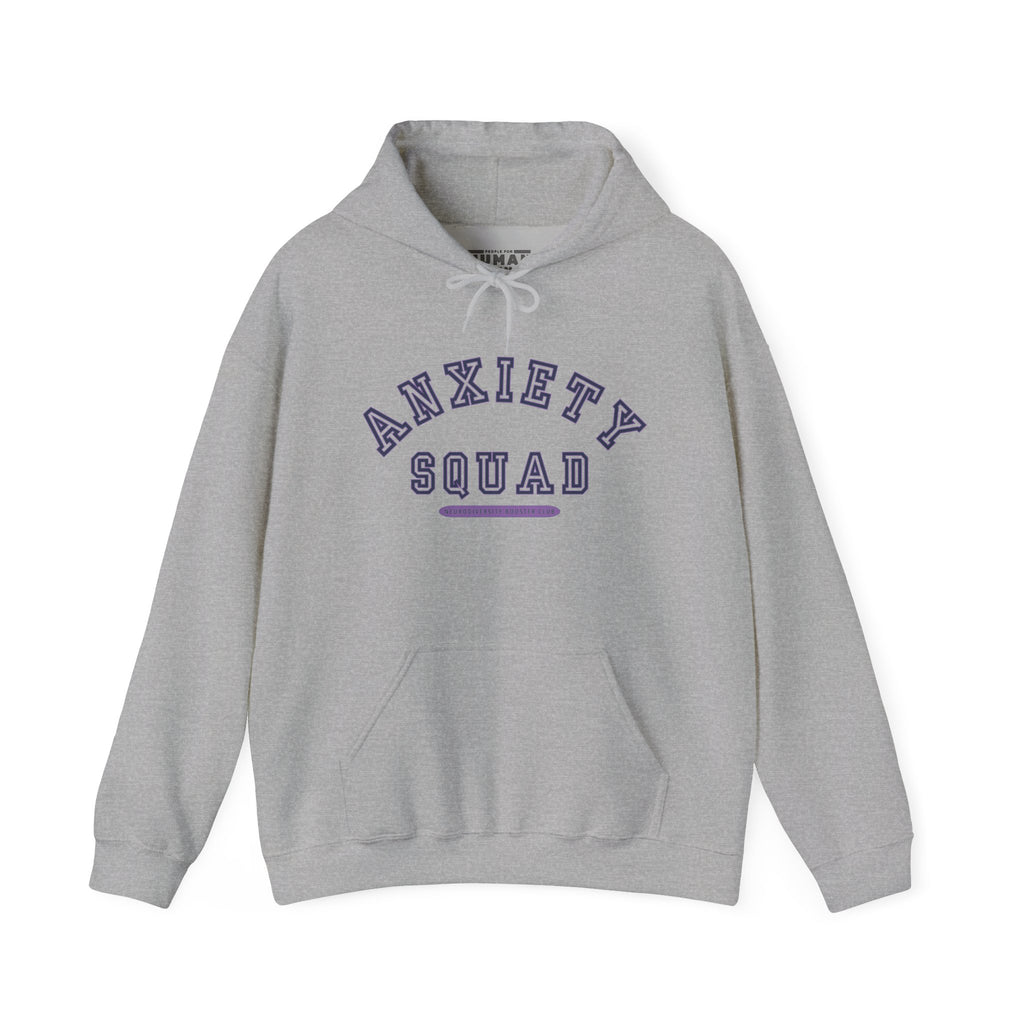 ANXIETY SQUAD Hoodie (Purple Accent) — Embrace Neurodiversity Collection