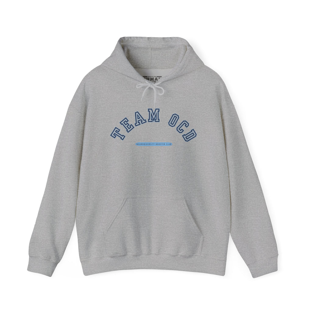 TEAM OCD Hoodie (Blue Accent) — Embrace Neurodiversity Collection