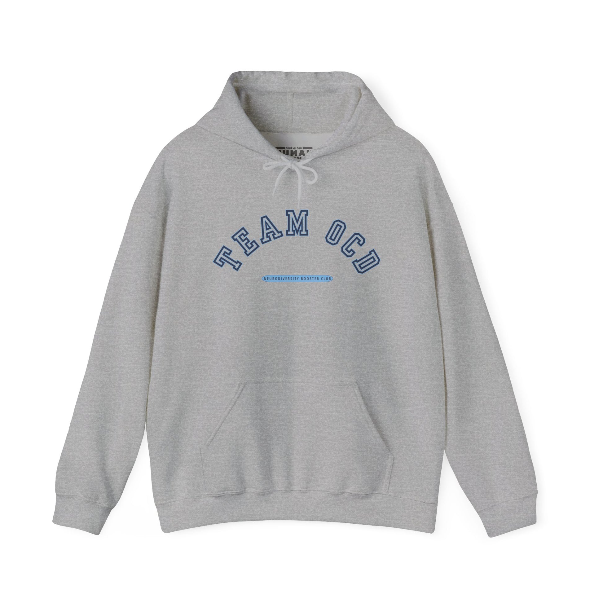 TEAM OCD Hoodie (Blue Accent) — Embrace Neurodiversity Collection